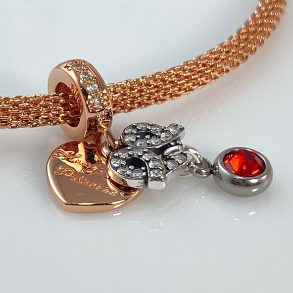 Always Your Princess  & Birthstone Dangle Charm - Picture 2 of 9